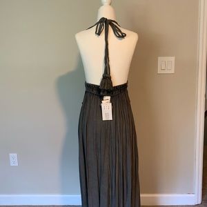 NWT Grey Maxi Dress - Boho - Cover Up